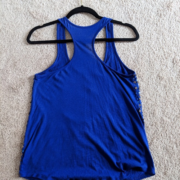 Express Sleeveless Sequin Tank Size S - Picture 2 of 4